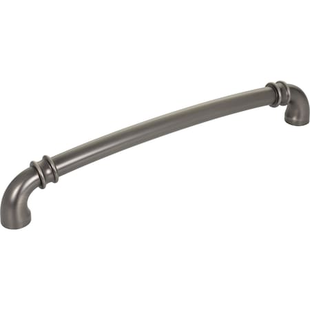 Jeffrey Alexander 12" Center-to-Center Brushed Pewter Marie Appliance Handle 445-12BNBDL